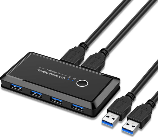 Switch Box Usb 2.0 Hub 2 Ingressi 4 Uscite Per Condividere 2 Pc Computer Q-u100 Elettronica/Informatica/Accessori/USB Hub Trade Shop italia - Napoli, Commerciovirtuoso.it