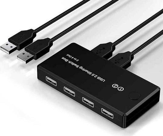 Switch Box Usb 2.0 Hub 2 Ingressi 4 Uscite Per Condividere 2 Pc Computer Q-u100 Elettronica/Informatica/Accessori/USB Hub Trade Shop italia - Napoli, Commerciovirtuoso.it