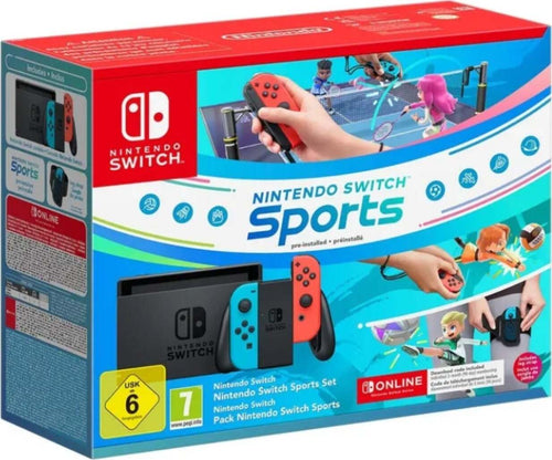 Switch-Console-1.1-Neon-Blue-/-Neon-Red-+-Switch-Sport-+-Fascia-+-12-Mesi-NSO
