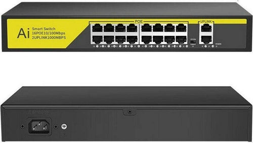 Switch Di Rete Poe Ethernet 16 Porte 2fe Rj45 10/100mbps Sfp 1000mbps Poe316gm Informatica e Videogiochi > Accessori PC > Adattatori e Convertitori Trade Shop italia - Napoli, Commerciovirtuoso.it