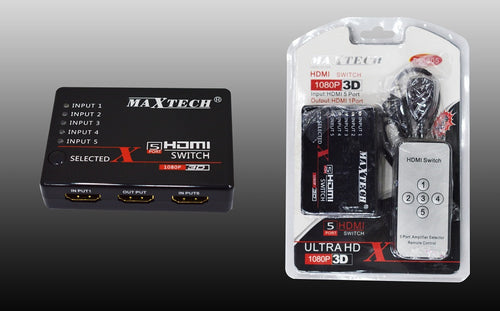 Switch Hdmi 3d 1.3 5 Ingressi 1080p Con Telecomando Per Tv Ps3 Xbox Maxtech Dk-305 Informatica e Videogiochi > Accessori PC > Adattatori e Convertitori Trade Shop italia - Napoli, Commerciovirtuoso.it