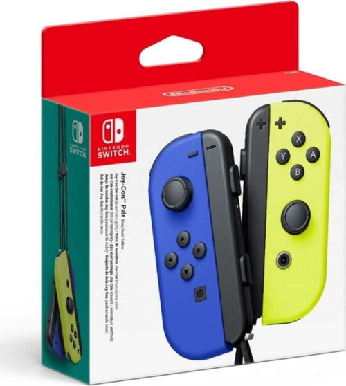 Switch-Joy-con-c-Coppia-cController-blu-/-giallo-neon