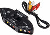 Switch Triplo Av 3 In 1 Out Multi Box Rca Video Audio Per Giochi Tv Dvd Camera Elettronica/Informatica/Accessori/Adattatori/Adattatori DVI-HDMI Trade Shop italia - Napoli, Commerciovirtuoso.it