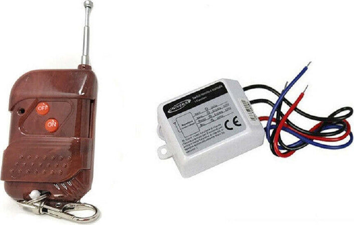 Switch Wireless 1 Canali Con Telecomando Controllo Luci A Distanza Interruttore Casa, arredamento e bricolage > Illuminazione da interno > LED e Trasformatori Trade Shop italia - Napoli, Commerciovirtuoso.it