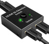 Switcher HDMI bidirezionale Techole 1 Ingresso HDMI femmina 2 Uscita HDMI femmina display singolo HS303