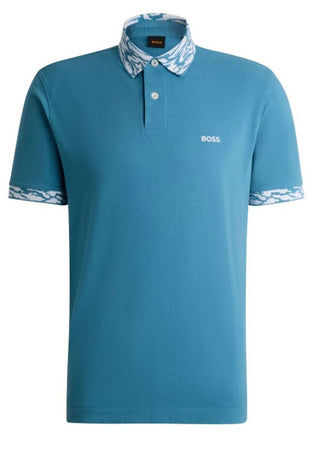 BOSS POLO PE_OCEAN_DETAILED da uomo