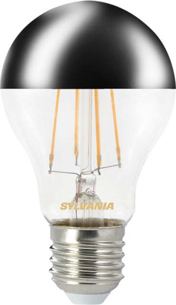 SYLVANIA-TOLEDO-GOCCIA-CUPOLA-ARGENTATA-RETRO-4W-450LM-E27-A++