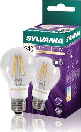SYLVANIA--TOLEDO-RETRO-DIMM-GOCCIA-A60-CHIARA-LED-640LM-E27