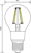 SYLVANIA--TOLEDO-RETRO-DIMM-GOCCIA-A60-CHIARA-LED-640LM-E27
