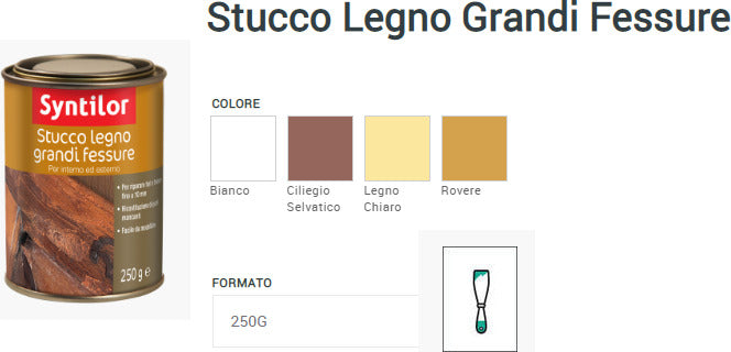 SYNTILOR---STUCCO-LEGNO-GRANDI-FESSURE-250-GR-ROVERE-CHIARO