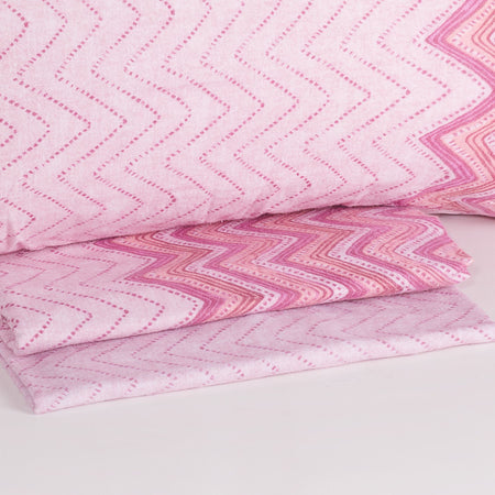 Lenzuola Singolo Chevron Maè Via Roma 60 Cotone