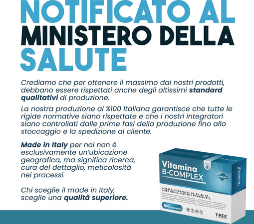 T-rex-integratori,-vitamina-b-complex-160-compresse-vegan-(5-mesi-di-fornitura)