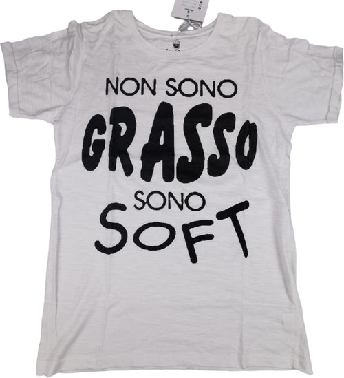 T-Shirt - Let's Bubble - Stampa Soft - Colore  bianco