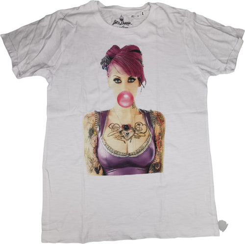 T-Shirt  Let's Bubble - Fantasia stampa personaggi - Colore  bianco