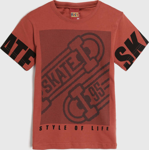 T-shirt A Maniche Corte Bambino Maglietta Mezze Maniche Estiva Stampata Maglia Girocollo Bimbo Kyly Skate 110310 T-SHIRT Piccole Canaglie - Tropea, Commerciovirtuoso.it