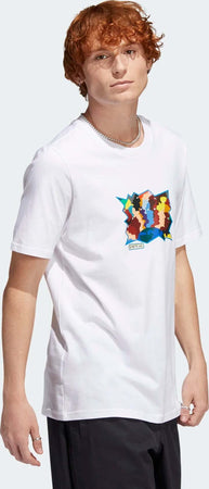 T-Shirt Adidas Artist Mettz Peeps Maglietta Maniche Corto Girocollo Bianca in 100% Cotone Moda/Uomo/Abbigliamento/T-shirt polo e camicie/T-shirt Snotshop - Roma, Commerciovirtuoso.it