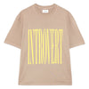 AMISH t-shirt amish jersey introvert - mud grey da donna