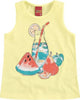 T-SHIRT Bambina Estiva Gialla Stampa Multicolor Maglietta Canotta Estate Bimba Summer Top Canotta Spalla Larga in Cotone T-SHIRT Piccole Canaglie - Tropea, Commerciovirtuoso.it