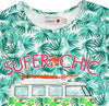 T-Shirt Bambina Estiva Mezze Maniche Girocollo Stampata Verde e Bianca Palme Maglia Estate Bimba Colorata Maglietta 90% Cotone Moda/Bambine e ragazze/Abbigliamento/T-shirt top e bluse/T-shirt Piccole Canaglie - Tropea, Commerciovirtuoso.it