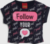 T-Shirt Bambina Mezze Maniche Girocollo Rosa e Blu Maglietta Estiva Bimba 100% Cotone Follow Your Navy Blue e Rosa Maglia Maniche Corte T-SHIRT Piccole Canaglie - Tropea, Commerciovirtuoso.it