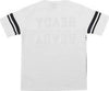 T-SHIRT Bambino 100% Cotone Bianca Nera Stampata Righe Maglia Mezze Maniche Girocollo Bimbo Maglietta Estiva Stampa Ready T-SHIRT Piccole Canaglie - Tropea, Commerciovirtuoso.it