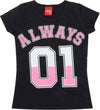 T-SHIRT Bimba Estiva Maniche Corte Maglietta Glitter Rosa Nera Estate Bambina Maglia Mezze Maniche Girocollo Corta Crop T-SHIRT Piccole Canaglie - Tropea, Commerciovirtuoso.it