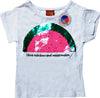 T-SHIRT Bimba Estiva Mezza Manica Kyly Maglietta Maniche Corte con Paillettes Reversibili Anguria/Arcobaleno Maglia Estate Bambina T-SHIRT Piccole Canaglie - Tropea, Commerciovirtuoso.it