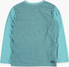 T-Shirt Bimbo Azzurra e Blu Stampata Maglia Maniche Lunghe Bambino 95% Cotone Girocollo Colorata Maglietta Fluo t-shirt bambino Piccole Canaglie - Tropea, Commerciovirtuoso.it