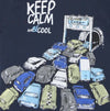 T-Shirt Bimbo Blu Marine 100% Cotone Stampata Keep Calm Macchine Maglia Maniche Lunghe Bambino Girocollo Colorata Maglietta Fashion Boy t-shirt bambino Piccole Canaglie - Tropea, Commerciovirtuoso.it