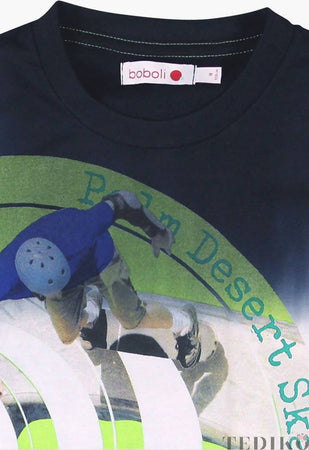T-Shirt Bimbo Nera Blu Bianca Stampata Sport Multi Color Maglia Maniche Lunghe Bambino 100% Cotone Girocollo Colorata Maglietta Fluo Sfumata t-shirt bambino Piccole Canaglie - Tropea, Commerciovirtuoso.it