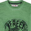 T-Shirt Bimbo Verde Stampata Maglia Maniche Lunghe Bambino in Cotone Girocollo Colorata Maglietta Free Spirit Casual Bimbo t-shirt bambino Piccole Canaglie - Tropea, Commerciovirtuoso.it