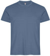 T-Shirt Clique Basic Blu Acciaio145 gr Taglie Forti
