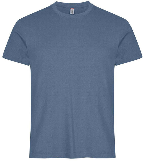 T-Shirt Clique Basic Blu Acciaio145 gr