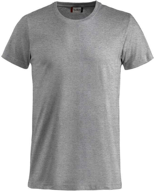T-Shirt Clique Basic Grigio Melange 145 gr