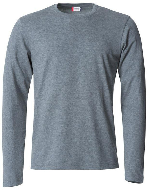 T-Shirt Clique Basic Manica Lunga Bianco 145 gr