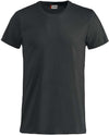 T-Shirt Clique Basic Nero Taglie Forti 145 gr