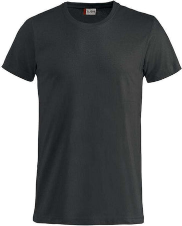 T-Shirt Clique Basic Nero Taglie Forti 145 gr