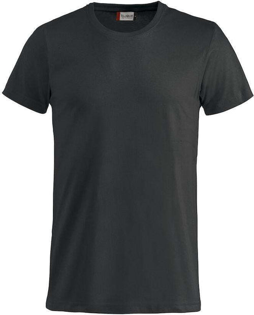 T-Shirt Clique Basic Nero Taglie Forti 145 gr