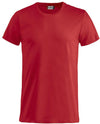 T-Shirt Clique Basic Rosso 145 gr