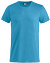 T-Shirt Clique Basic Turchese 145 gr
