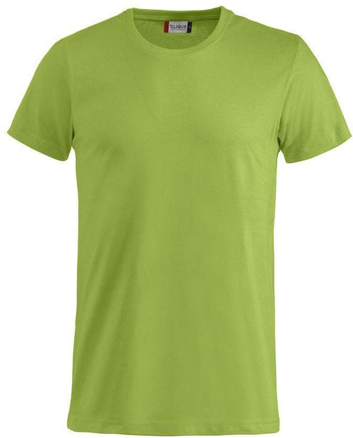 T-Shirt Clique Basic Verde Chiaro 145 gr