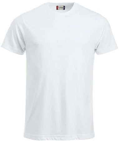 T-Shirt Clique Classic Bianco 160 gr Taglie Forti