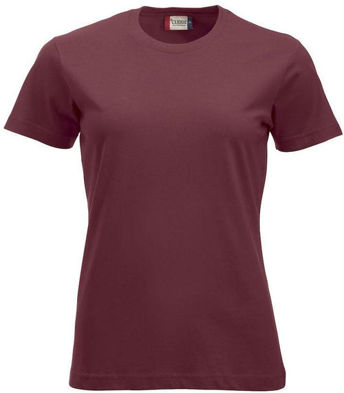 T-Shirt Clique Classic Bordeaux 160 gr Donna