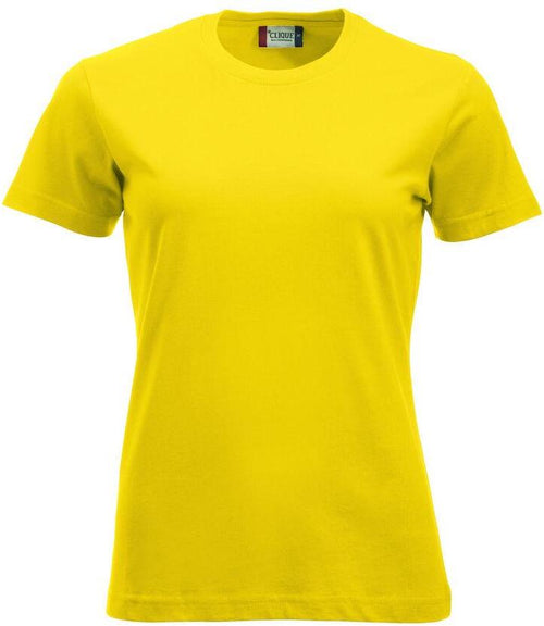 T-Shirt Clique Classic Giallo 160 gr Donna