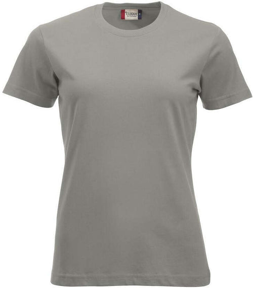 T-Shirt Clique Classic Grigio Argento 160 gr Donna
