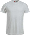 T-Shirt Clique Classic Grigio Cenere 160 gr Taglie Forti