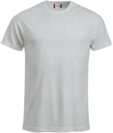 T-Shirt Clique Classic Grigio Cenere 160 gr Taglie Forti