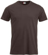 T-Shirt Clique Classic Marrone Moka 160 gr
