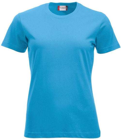 T-Shirt Clique Classic Turchese 160 gr Donna
