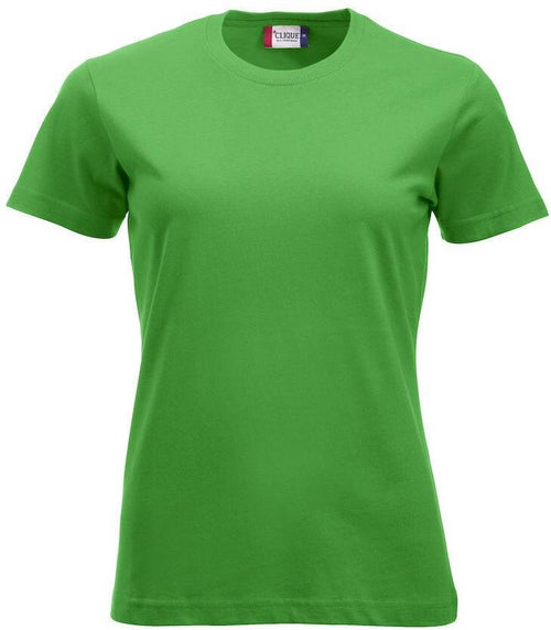T-Shirt Clique Classic Verde Acido 160 gr Donna